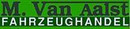 Logo M. van Aalst - Fahrzeughandel